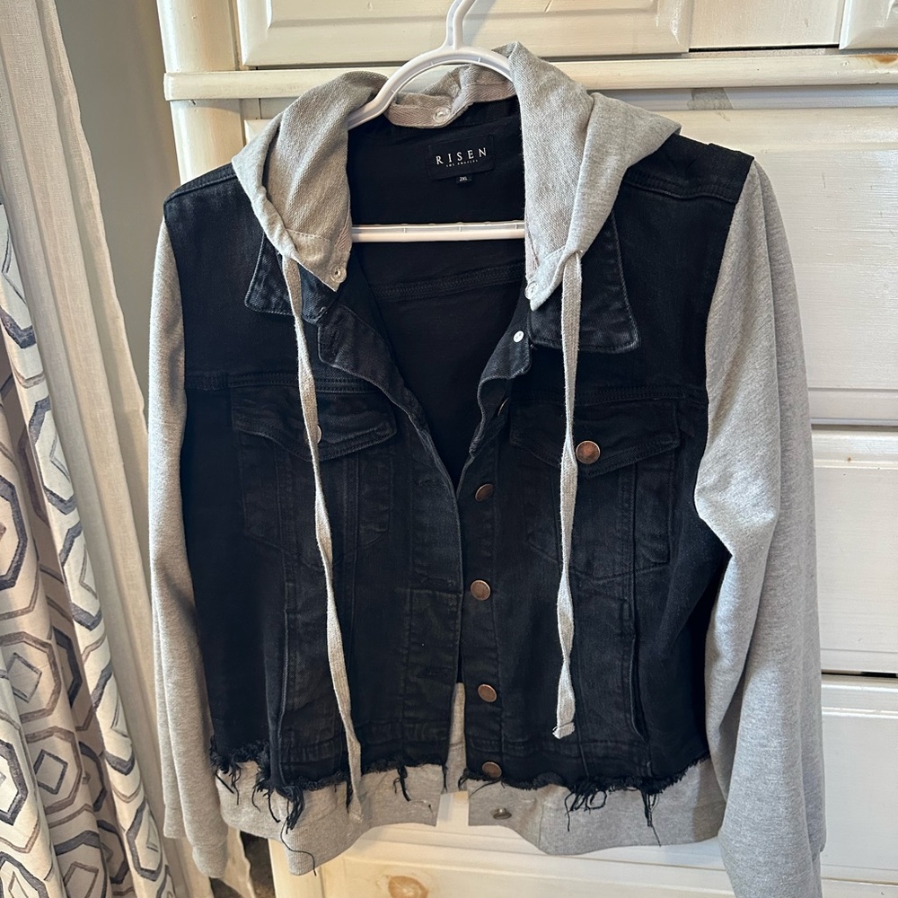 Risen cropped jean jacket